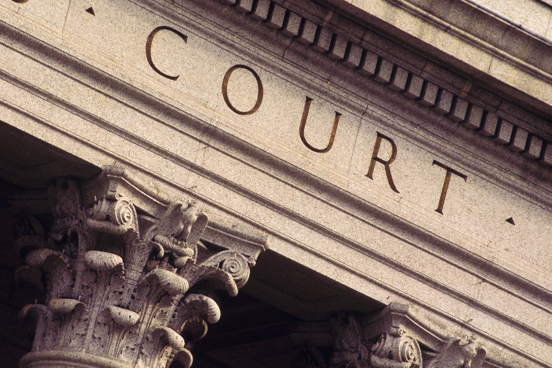 Court building stonework