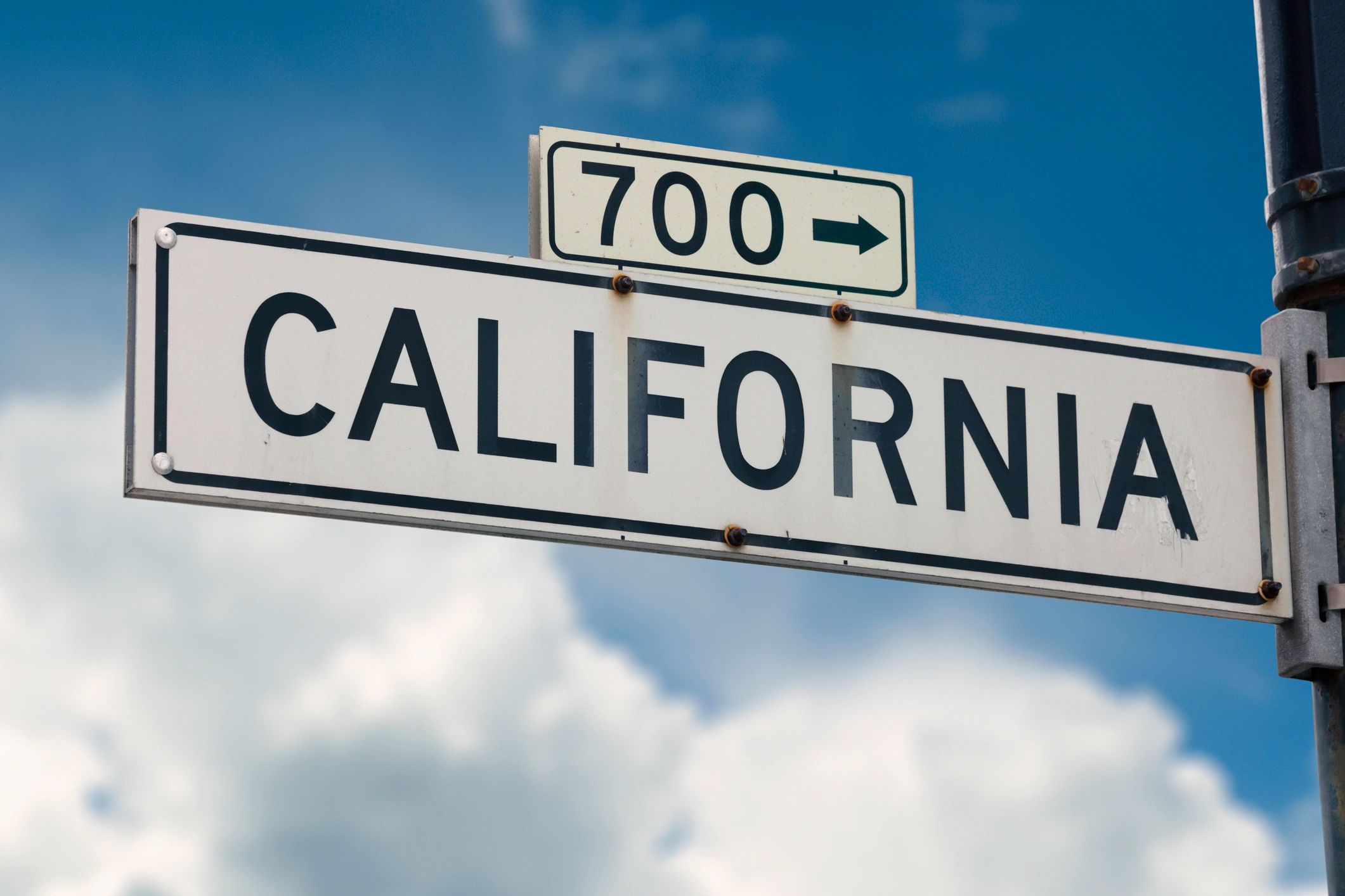 California state route sign